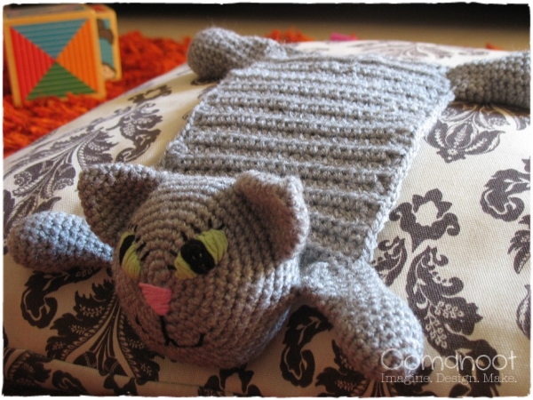 Grey Crochet Cat Grey Crochet Cat
