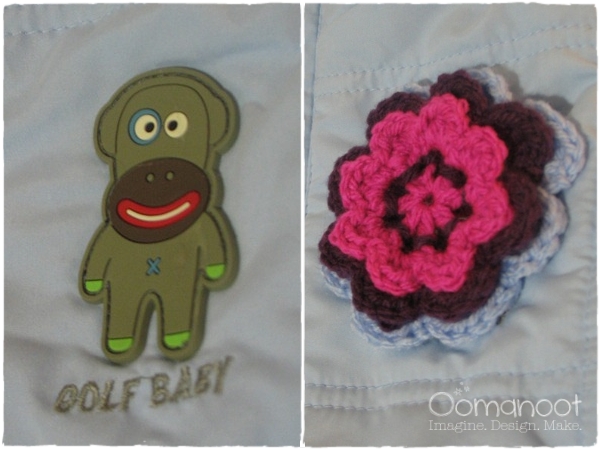 Coat with Crochet Flower Coat with Crochet Flower