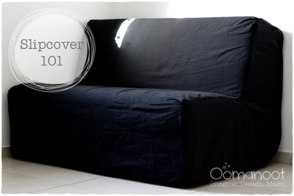 Slipcover 101: Sewing Tutorial | Oomanoot #sewing #free #tutorial #slipcover #upholstery