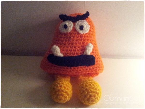 Scary Mushroom Monster Crochet Doll Scary Mushroom Monster Crochet Doll