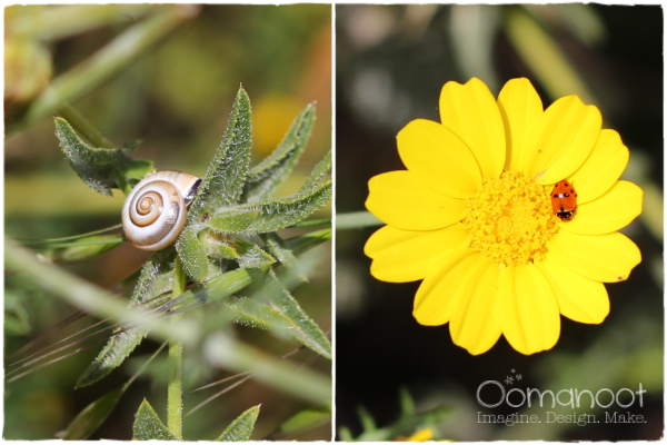 Spring Crafts: Crochet Flower & Lady Bug | Oomanoot #free #tutorial #crochet #flower #ladybug