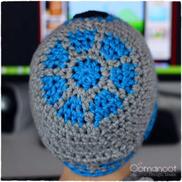 R2-D2 Crochet Hat Tutorial | Oomanoot #free #tutorial  #crochet #hat