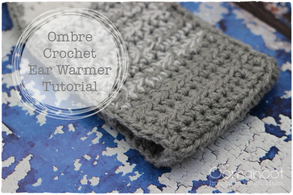 Ombre Crochet Ear Warmer Tutorial | Oomanoot