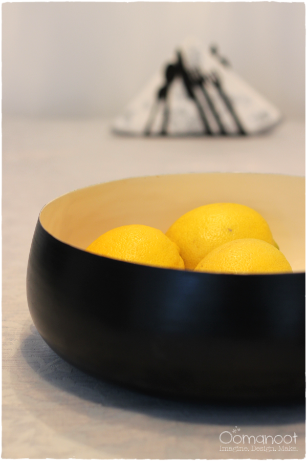 Real Lemons in a Bowl @ The Good Enough Decorator | Oomanoot