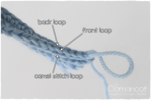 Crochet Camel Stitch: How To | Oomanoot #crochet #free #tutorial #camelstitch