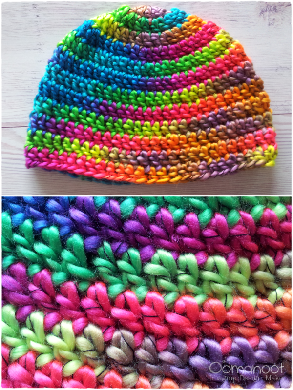 Neon Crochet Hat