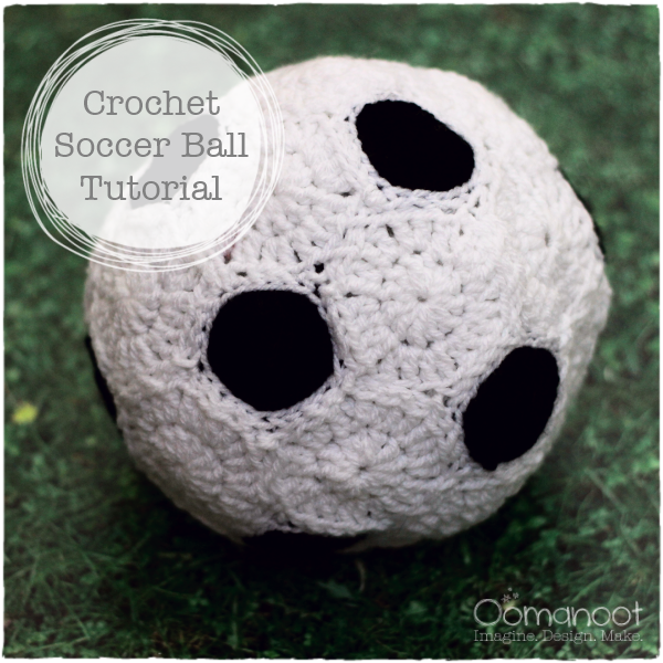 Crochet Soccer Ball Tutorial | Oomanoot #free #tutorial #crochet #WorldCup #soccer #football